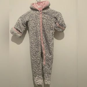 The Children’s place, fuzzy warm suit. Size 12-18 months